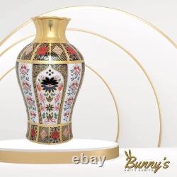 Royal Crown Derby Old Imari Arum Lily Vase 1st Quality