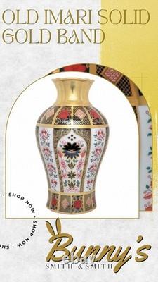 Royal Crown Derby Old Imari Arum Lily Vase 1st Quality