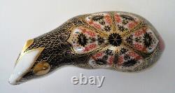 Royal Crown Derby Old Imari Badger Paperweight 1st Quality Boxed