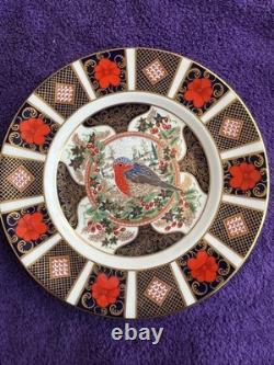 Royal Crown Derby Old Imari Christmas Plate 1993 Original Box & Certificate