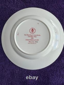 Royal Crown Derby Old Imari Christmas Plate 1993 Original Box & Certificate