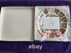 Royal Crown Derby Old Imari Christmas Plate 1993 Original Box & Certificate