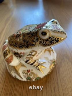 Royal Crown Derby Old Imari Frog Ltd Edition Signed Boxed Certified Boxed 1997