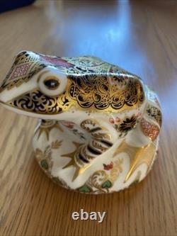 Royal Crown Derby Old Imari Frog Ltd Edition Signed Boxed Certified Boxed 1997