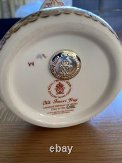 Royal Crown Derby Old Imari Frog Ltd Edition Signed Boxed Certified Boxed 1997