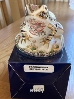 Royal Crown Derby Old Imari Frog Ltd Edition Signed Boxed Certified Boxed 1997