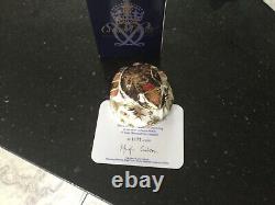 Royal Crown Derby'Old Imari Frog' Paperweight Ltd Edn