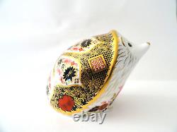 Royal Crown Derby Old Imari Hedgehog Paperweight 1st Quality Boxed