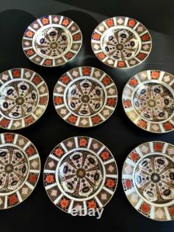 Royal Crown Derby Old Imari Pattern 1128 Rimmed Soup Bowl