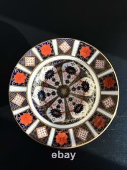 Royal Crown Derby Old Imari Pattern 1128 Rimmed Soup Bowl