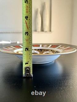 Royal Crown Derby Old Imari Pattern 1128 Rimmed Soup Bowl
