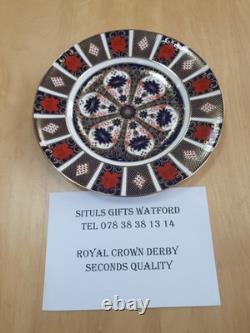 Royal Crown Derby Old Imari SECONDS 2nd Quality 8 Salad Plate qty x 1