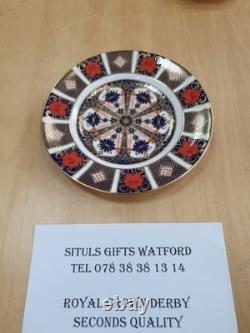 Royal Crown Derby Old Imari SECONDS 2nd Quality 8 Salad Plate qty x 1