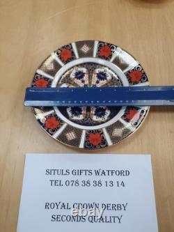Royal Crown Derby Old Imari SECONDS 2nd Quality 8 Salad Plate qty x 1