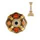 Royal Crown Derby Old Imari Sgb L/s Candlestick Top Section