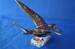 Royal Crown Derby Old Imari Sgb Swallow Paperweight Brand New / Boxed