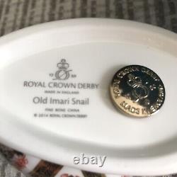 Royal Crown Derby Old Imari Snail RRP £200