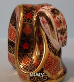 Royal Crown Derby Old Imari Snake, Gold Stopper, Boxed, Excellent Condition