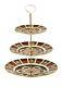 Royal Crown Derby Old Imari Solid Gold Band 3 Tier Cake Stand First Quality