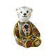 Royal Crown Derby Old Imari Solid Gold Band Bear Paperweight New 1st Quality