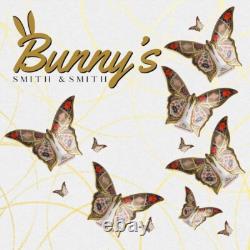 Royal Crown Derby Old Imari Solid Gold Band Butterfly paperweight 1st Quality