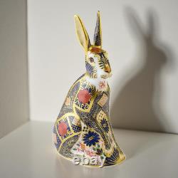 Royal Crown Derby Old Imari Solid Gold Band Hare New