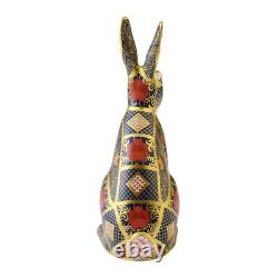 Royal Crown Derby Old Imari Solid Gold Band Hare New