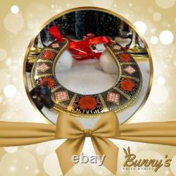 Royal Crown Derby Old Imari Solid Gold Band Horseshoe 1st Quality