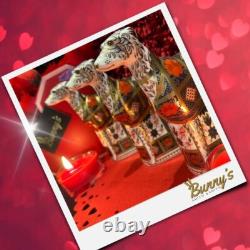 Royal Crown Derby Old Imari Solid Gold Band Lurcher paperweight 1st Quality