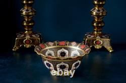 Royal Crown Derby Old Imari Solid Gold Band Princess Bowl 1st Quality
