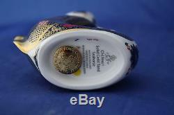 Royal Crown Derby Old Imari Solid Gold Band Seahorse Paperweight New / Boxed