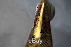 Royal Crown Derby Old Imari Solid Gold Band Seahorse Paperweight New / Boxed