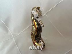 Royal Crown Derby Old Imari Solid Gold Band Seahorse Paperweight RRP £325