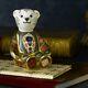 Royal Crown Derby Old Imari Solid Gold Band Teddy Bear Paperweight 10.6cm High