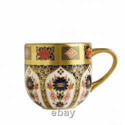 Royal Crown Derby Old Imari Solid Gold Band Urban Mug 2nd Quality
