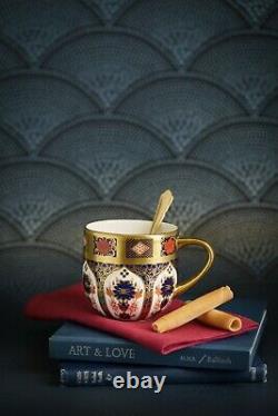 Royal Crown Derby Old Imari Solid Gold Band Urban Mug (boxed) New 1st Quality