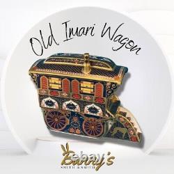 Royal Crown Derby Old Imari Solid Gold Band Vardo Wagon 1st Quality