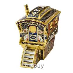 Royal Crown Derby Old Imari Solid Gold Band Vardo Wagon (Pre-Order) COLLECTION