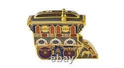 Royal Crown Derby Old Imari Solid Gold Vardo Gypsy Wagon paperweight 1st Quality