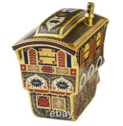 Royal Crown Derby Old Imari Solid Gold Vardo Gypsy Wagon paperweight 1st Quality