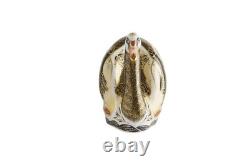 Royal Crown Derby Old Imari Solid Gold band Swan paperweight 1st Quality