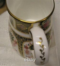 Royal Crown Derby Old Imari Sugar Bowl w Lid & Creamer Never Used Mint Condition