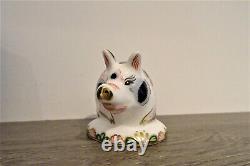 Royal Crown Derby Old Spot Piglet paperweight