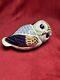 Royal Crown Derby Owl Paperweight 1st Quality With Gold Stopper