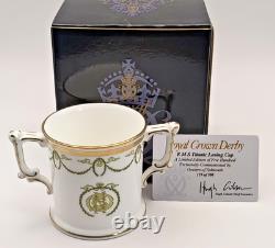Royal Crown Derby PAIR TITANIC CENTENARY LOVING CUP 3 & MINi LOVING CUP Ltd Ed