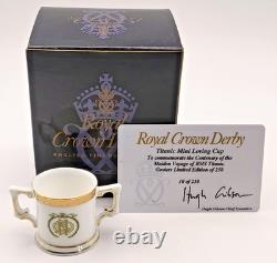 Royal Crown Derby PAIR TITANIC CENTENARY LOVING CUP 3 & MINi LOVING CUP Ltd Ed