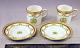 Royal Crown Derby Pair Titanic Coffee Cups & Saucers White Star Logo