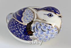 Royal Crown Derby PLATINUM QUAIL PAPERWEIGHT Rare Ltd Ed of 500 Gold Stopper