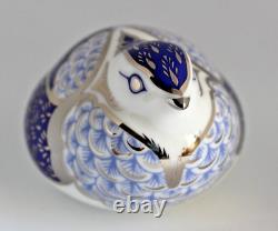 Royal Crown Derby PLATINUM QUAIL PAPERWEIGHT Rare Ltd Ed of 500 Gold Stopper