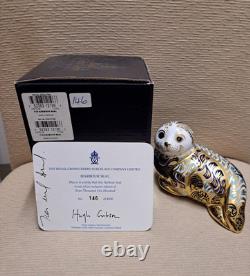 Royal Crown Derby Paperweight. Aquatic Collection. Ltd Ed. Gold Stop Boxes Cert